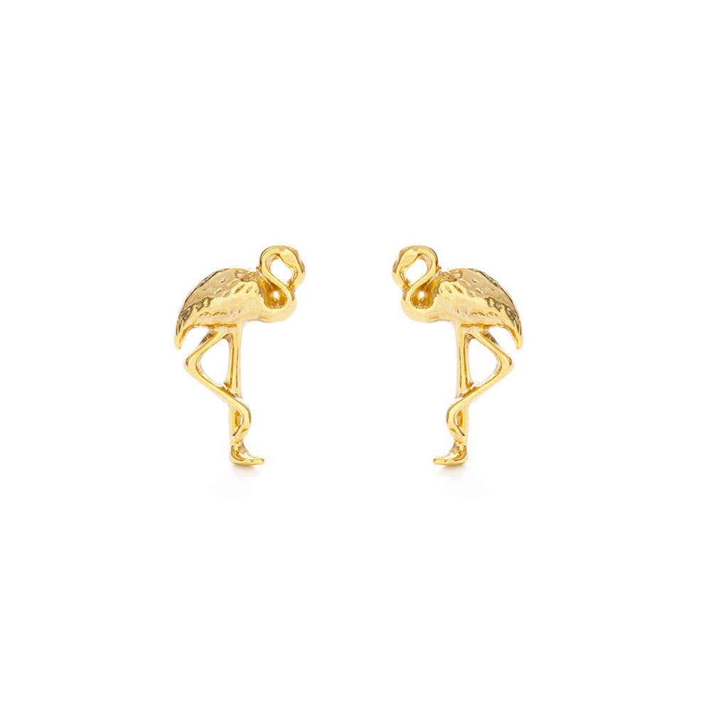Flamingo Stud Earrings