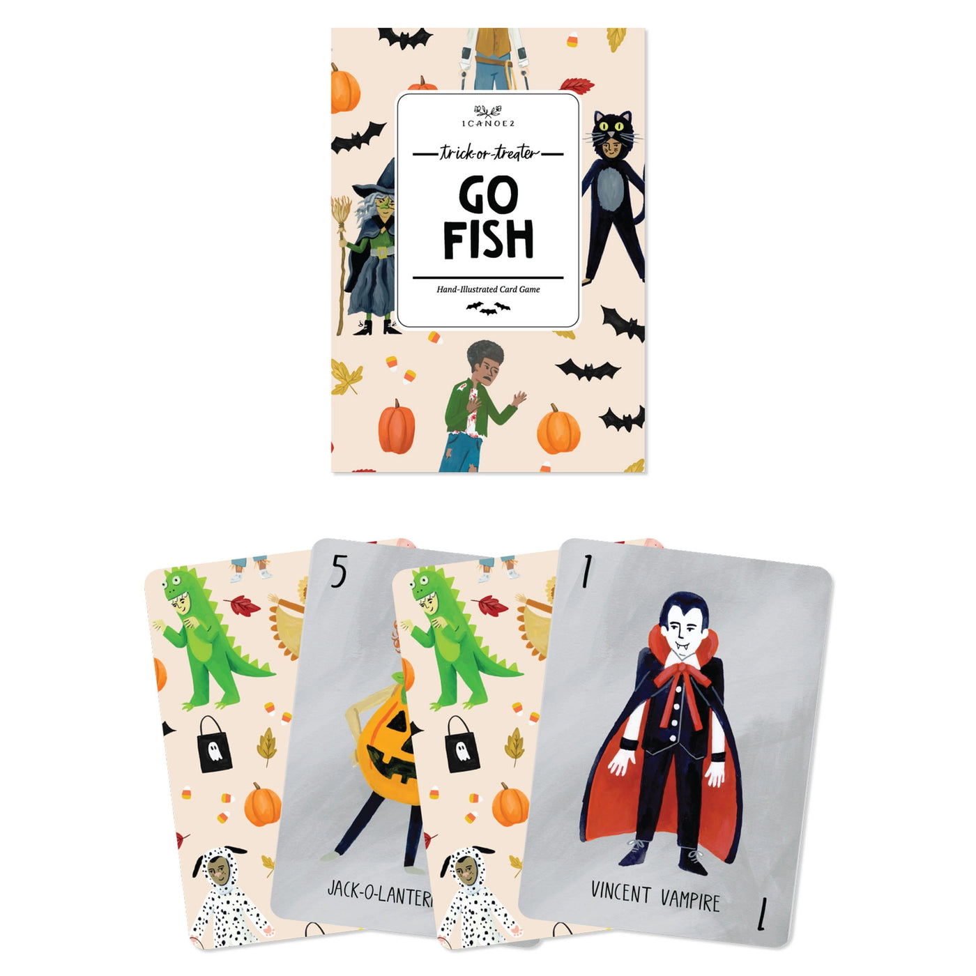 Trick-Or-Treaters Go Fish Card Game