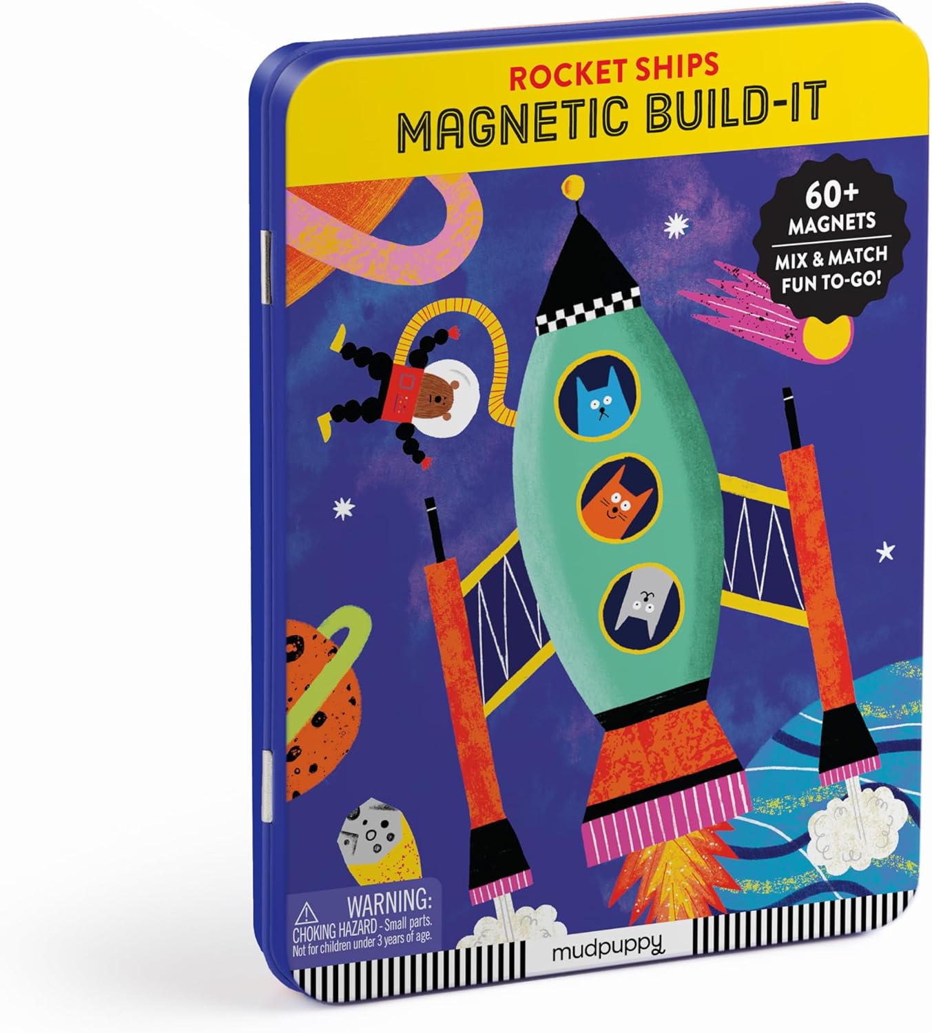 Rocket Ships Magnetic Build-It