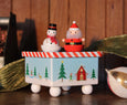 Dancing Santa & Snowman Music Box