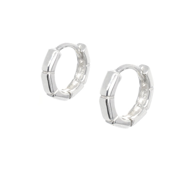 Bamboo Huggie Earrings