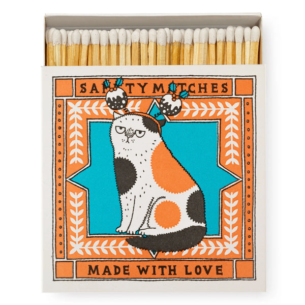 Christmas Cat Matchbox