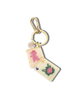 Flower Mahjong Bag Charm & Keychain