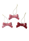 Ceramic Bow Ornament