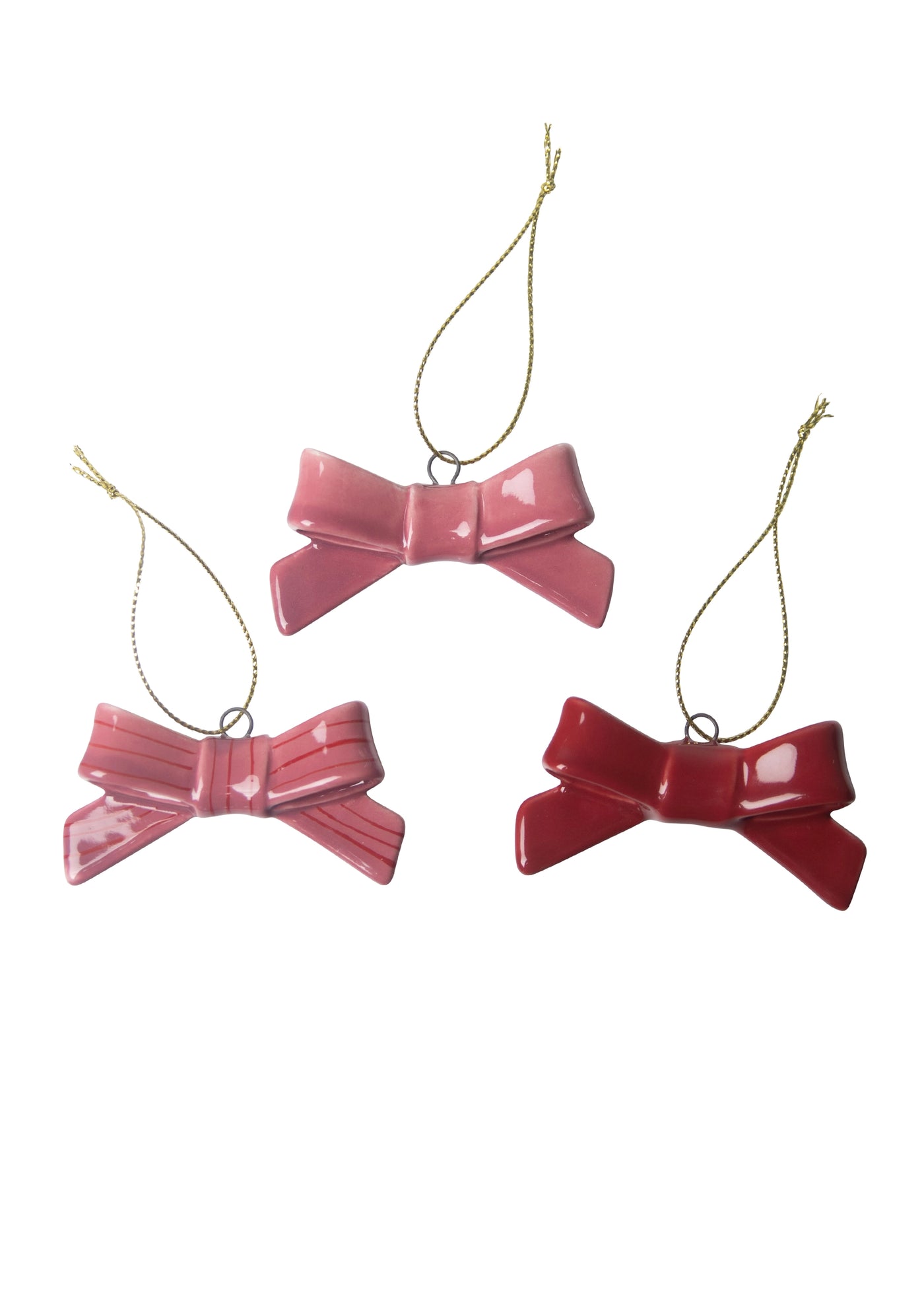 Ceramic Bow Ornament
