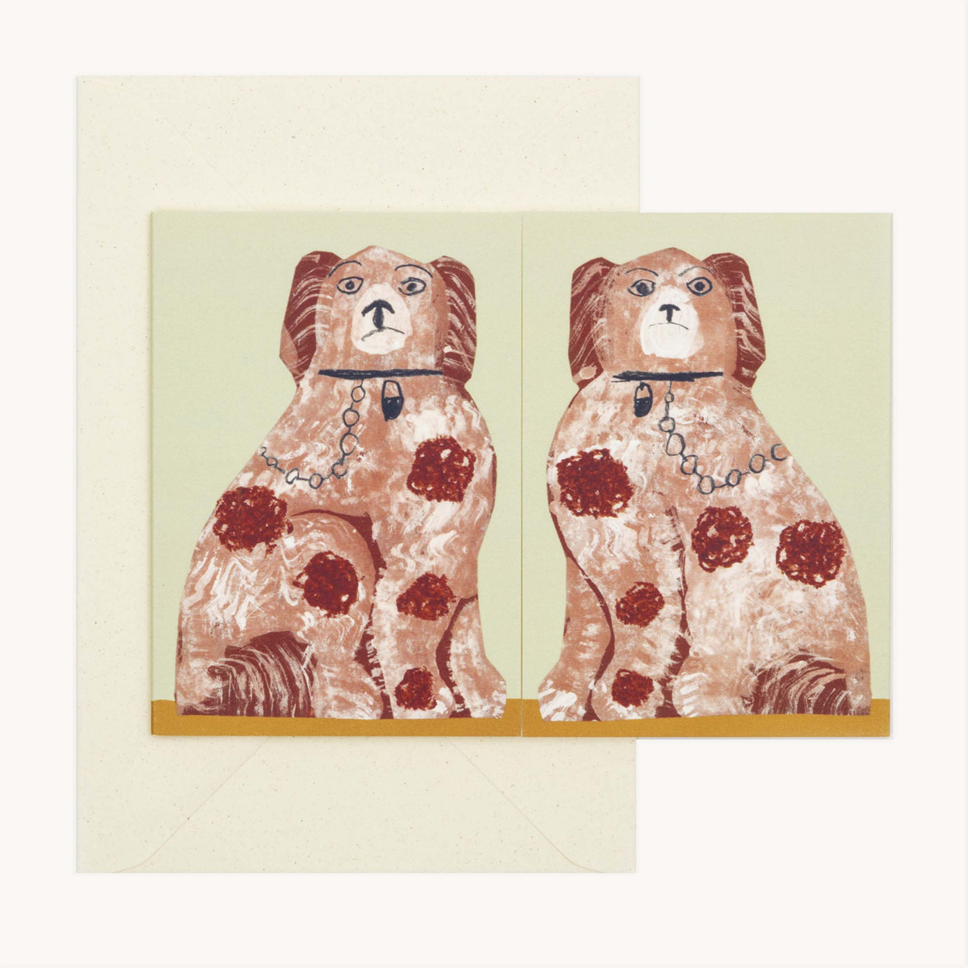 Mantel Dogs Card