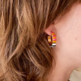 Tila Bead Hoop Earrings