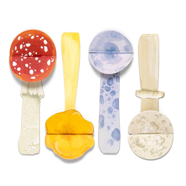 Pop-Up Mushroom Bookmark Set