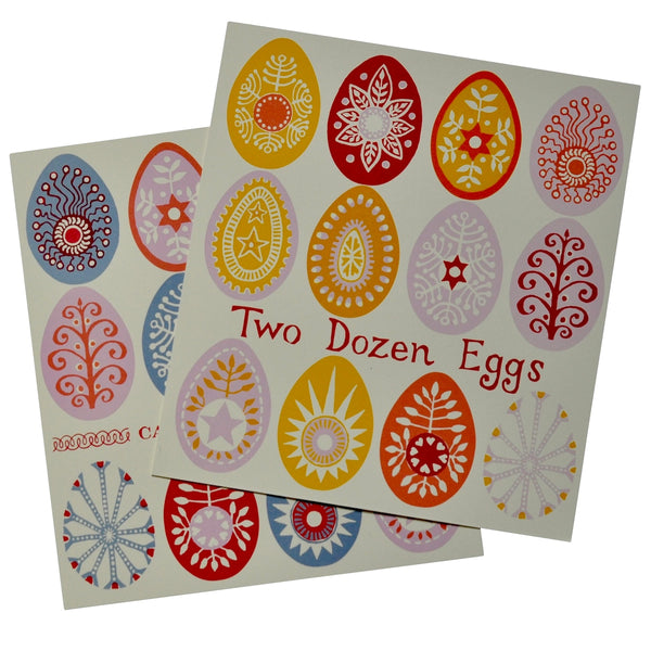 Printed Paper Eggs