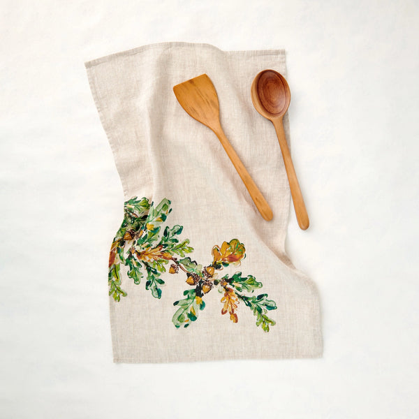 Acorns Tea Towel