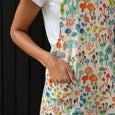 Mushroom Blues Pinafore Apron