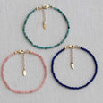 Petite Gemstone Beaded Bracelet