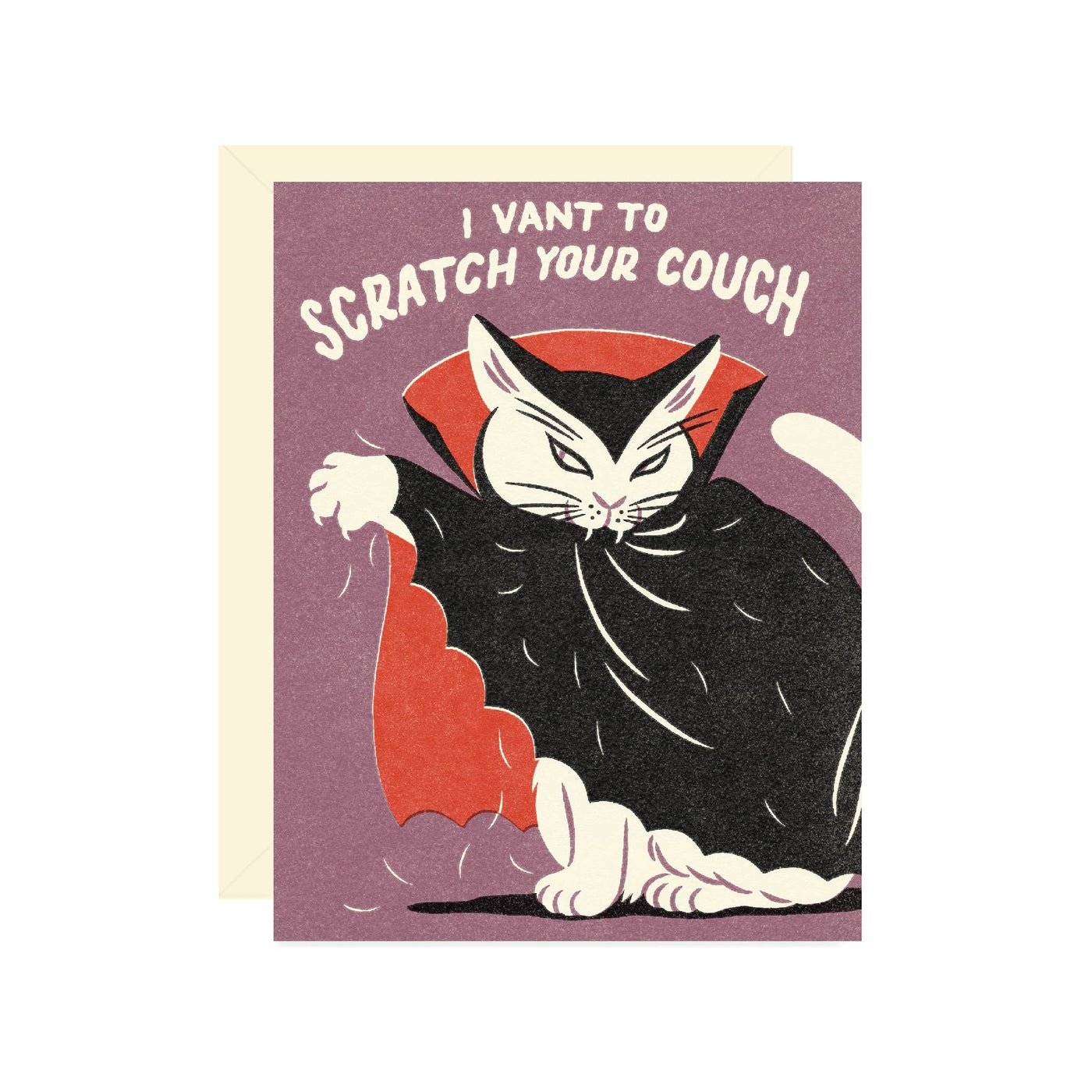 Dracula Cat Card