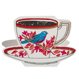 Birdy Tea Cup Card