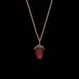 Strawberry Pendant Necklace