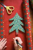 Christmas Trees Concertina Garland