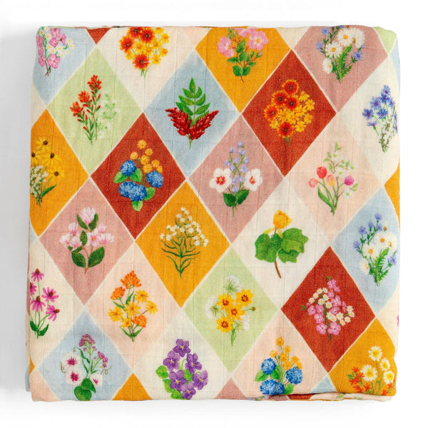 Vintage Blooms Swaddle