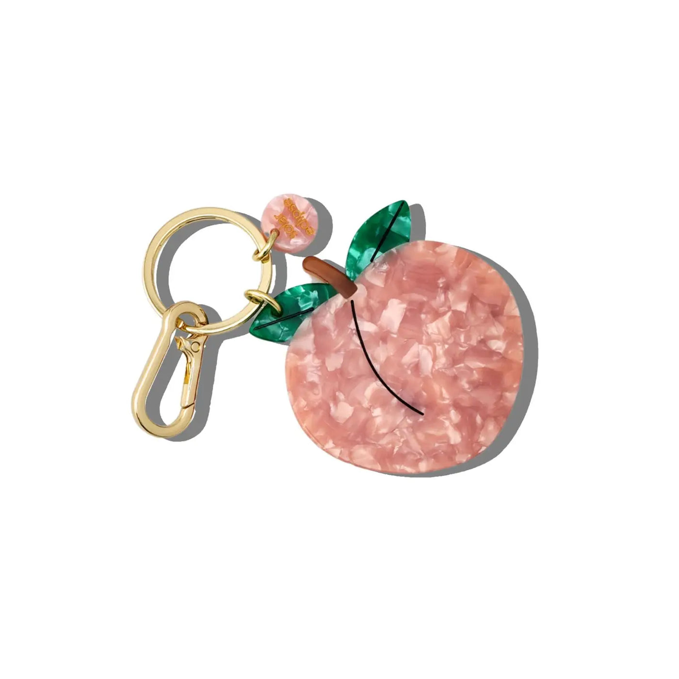 Peach Bag Charm & Keychain