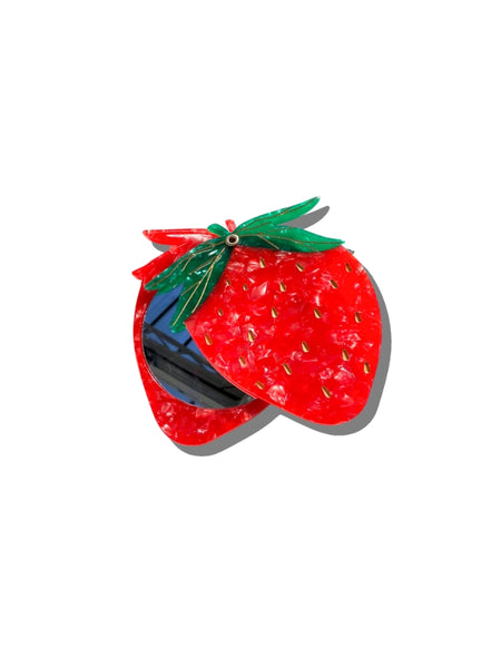 Strawberry Compact Mirror