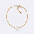 Mother of Pearl Heart Bracelet