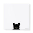 Peek A Boo Black Cat Notepad