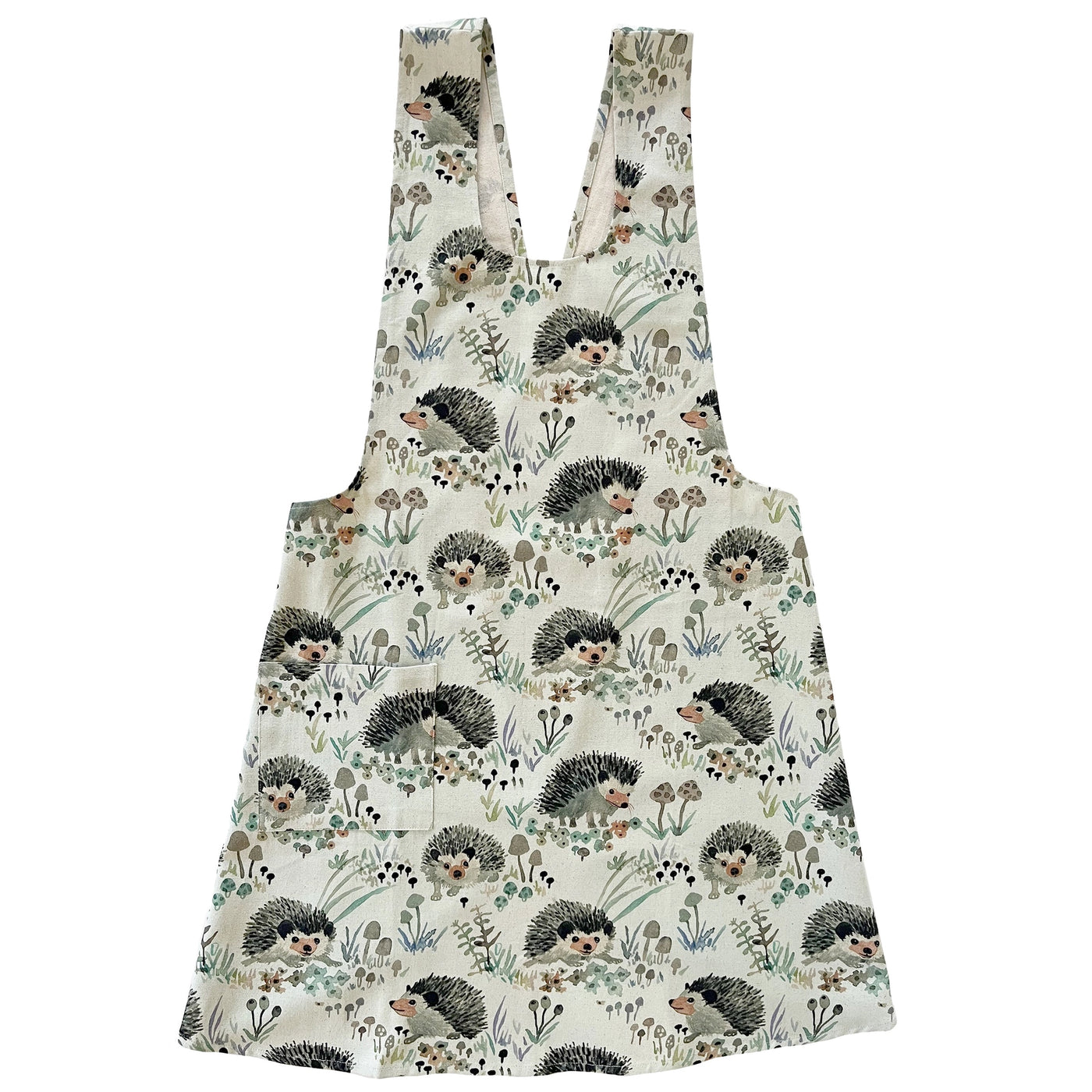 Hedgehogs in Fog Pinafore Apron