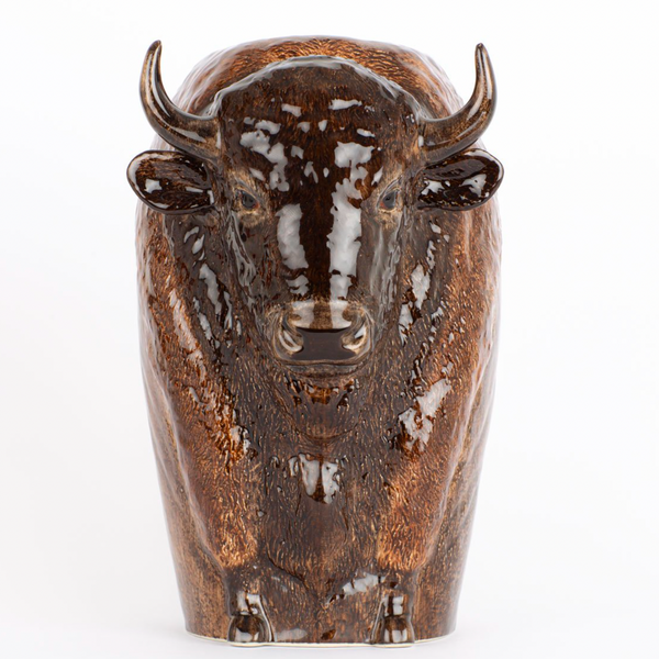 American Buffalo Vase