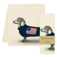 Americana Dog Tea Towel