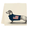 Americana Dog Tea Towel