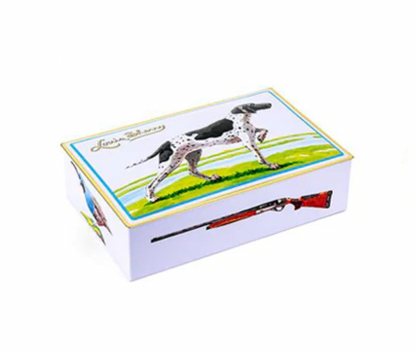 Louis Sherry 2-Piece Bird Dog Tin