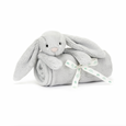 Bashful Grey Bunny Blankie