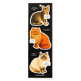 Moody Cats Magnetic Bookmark Set