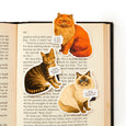 Moody Cats Magnetic Bookmark Set