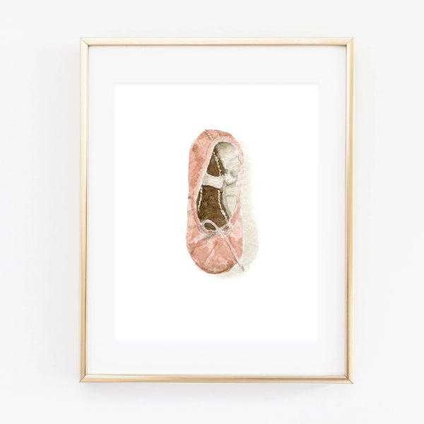 Ballet Shoe Art Print