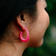 Julie Resin Hoops