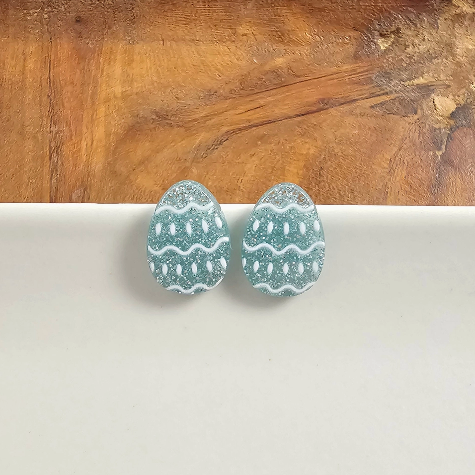 Acrylic Easter Egg Studs