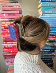 Book Stack Hair Clip