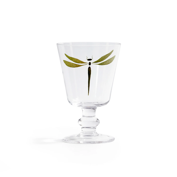 Whispering Dragonfly Stemware