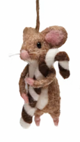 Felt Mouse with Sweet Ornament