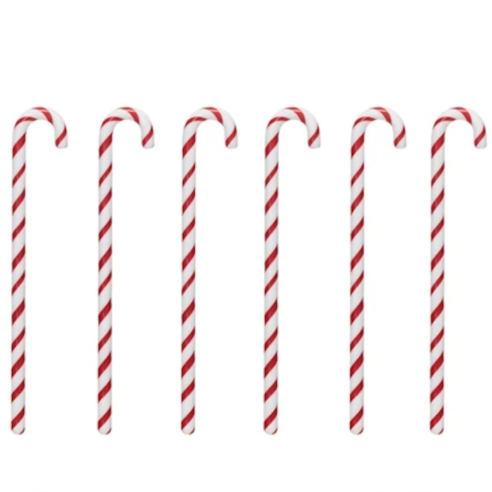 Glass Candy Cane Stir Sticks