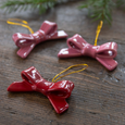 Ceramic Bow Ornament