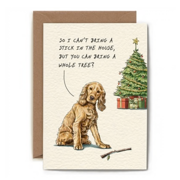 Christmas Stick Card