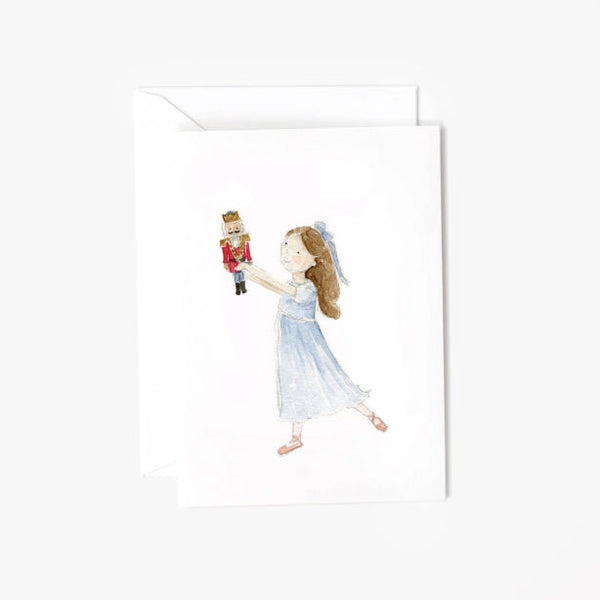 Nutcracker Mini Watercolor Notecard