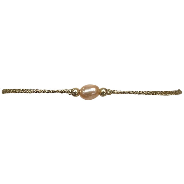 Metallic Thread Cocoa Bracelet