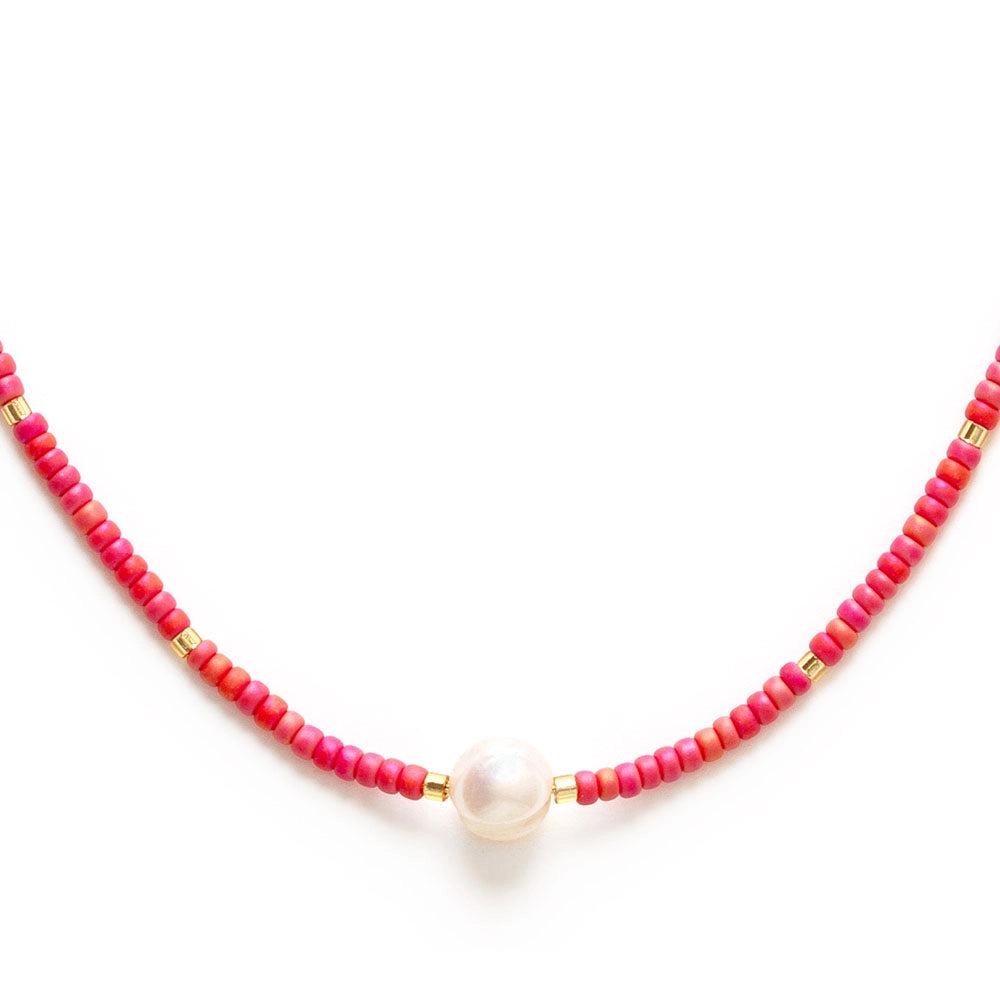 Miyuki Bead & Pearl Necklace