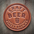 Pressed Leather Coaster