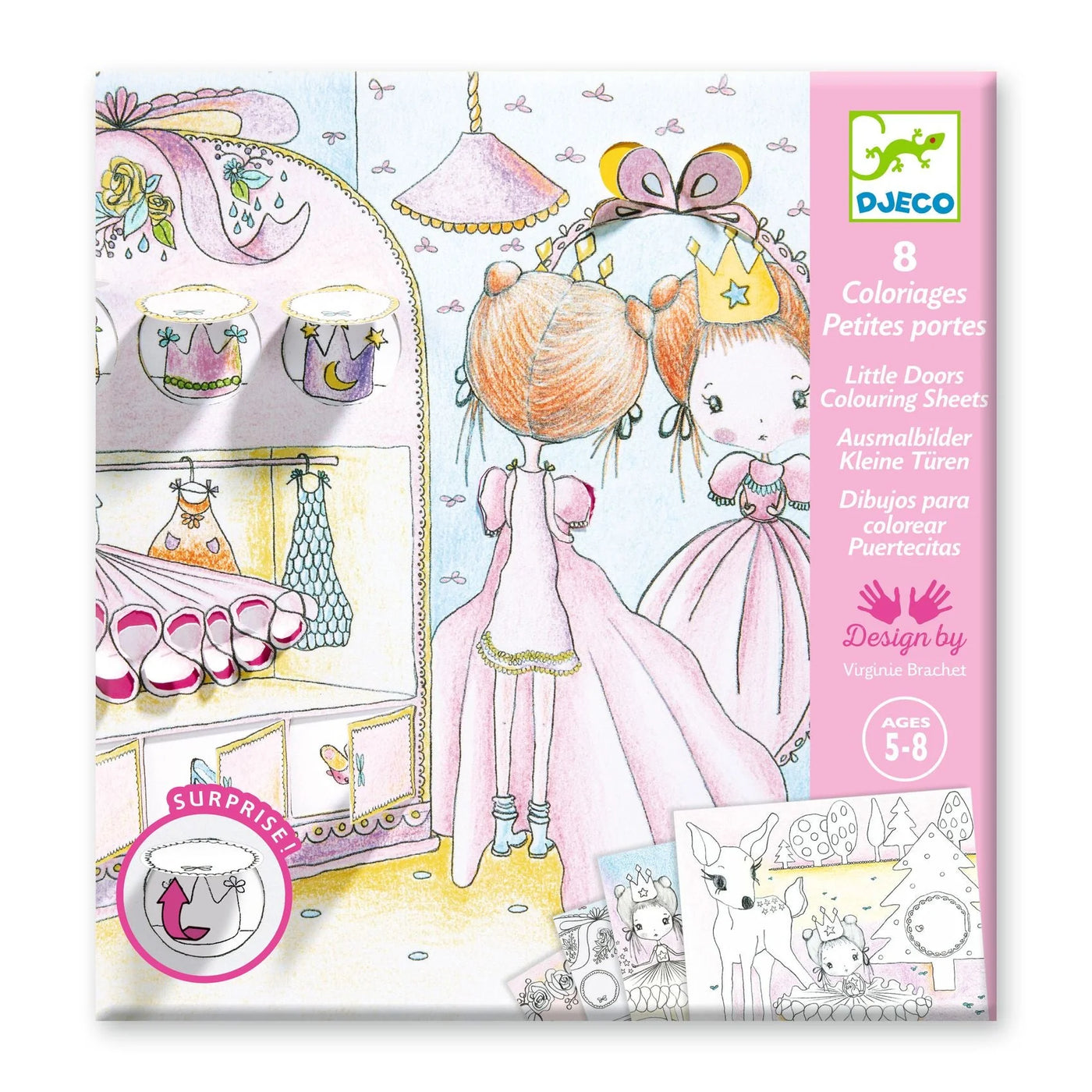 Pupi's Little Doors Coloring Sheets