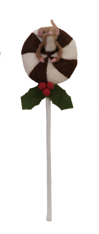 Felt Lollipop with Mouse