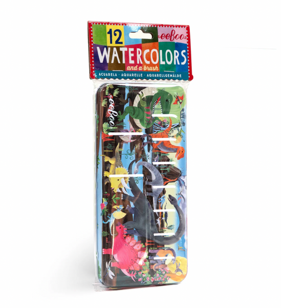 Watercolor Paint Tin