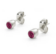 Petite Ruby Stud Earrings